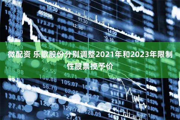 微配资 乐歌股份分别调整2021年和2023年限制性股票授予价